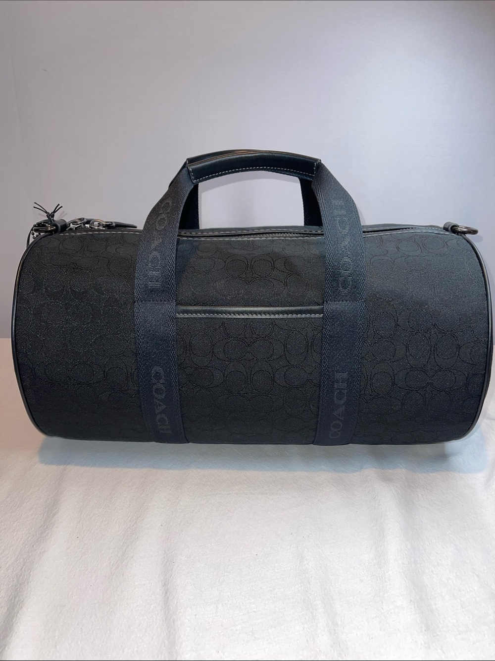 Coach C2580-CBF22 Theo Signature Jacquard Weekender Duffel NWT